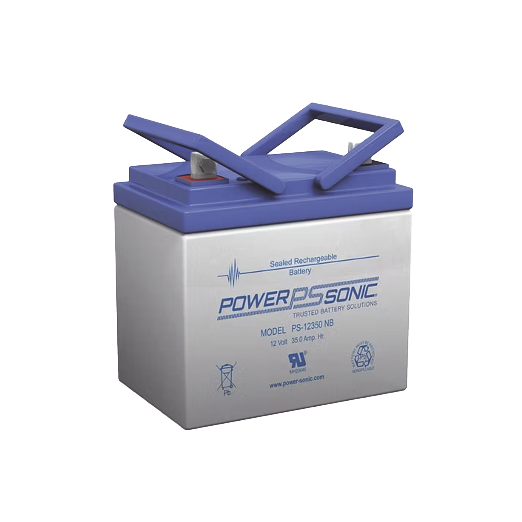 Batería 12V, 35AH, Para Respaldo, Tecnologías AGM/VRLA, 5 Años Vida Útil, Terminales T6, Reconocida UL Batería 12V, 35AH, Para Respaldo, Tecnologías AGM/VRLA, 5 Años Vida Útil, Terminales T6, Reconocida UL